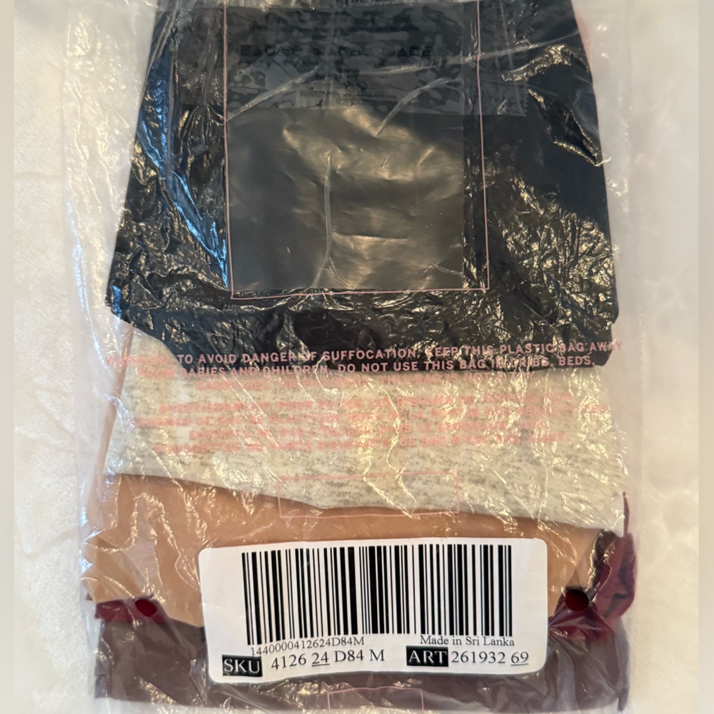 VS PINK Seamless Cheekster Panty Set – 5 Pack (Size M) Neutral & Bold Colors - Picture 10 of 10